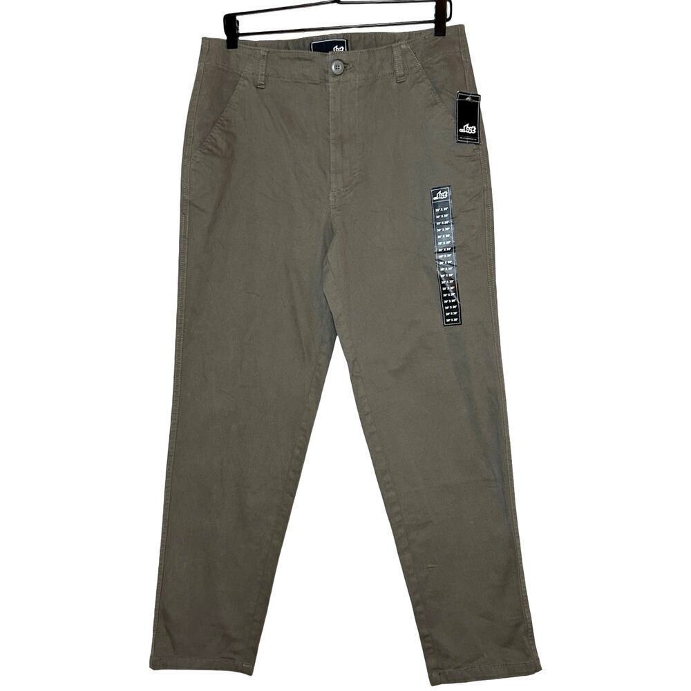 NWT Lost Men’s Skater Chino Stretch Pants Brown Size 30X30